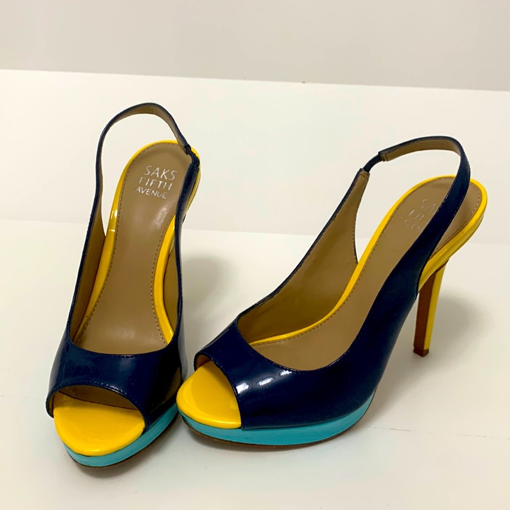 ✨✨Mod heels by Saks Fifth Avenue!!